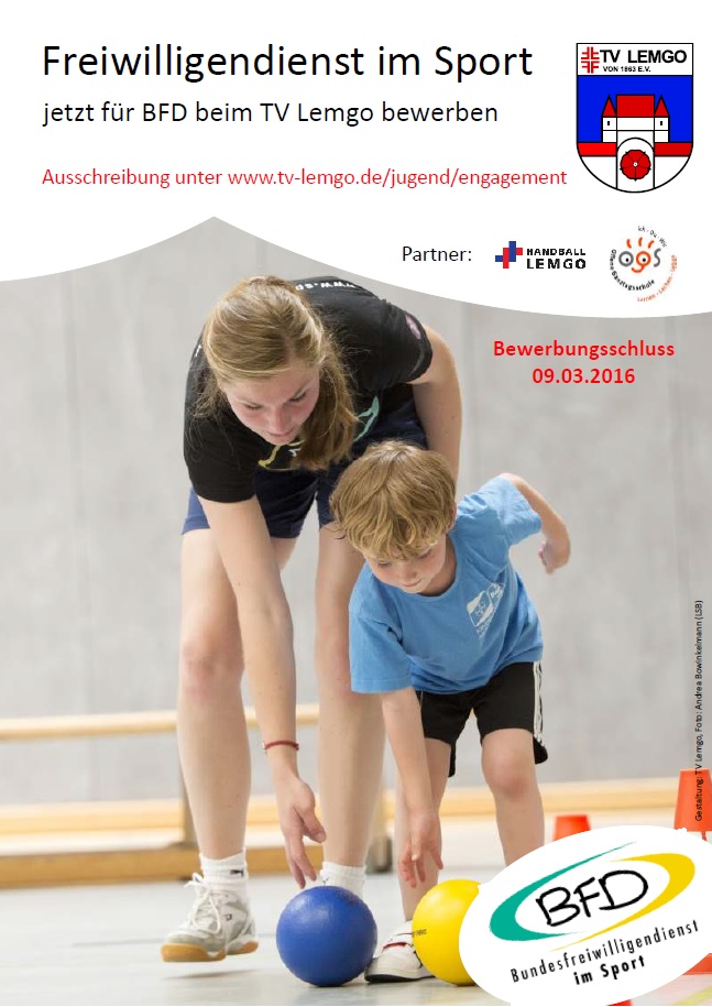 Ausschreibung BFD 2016